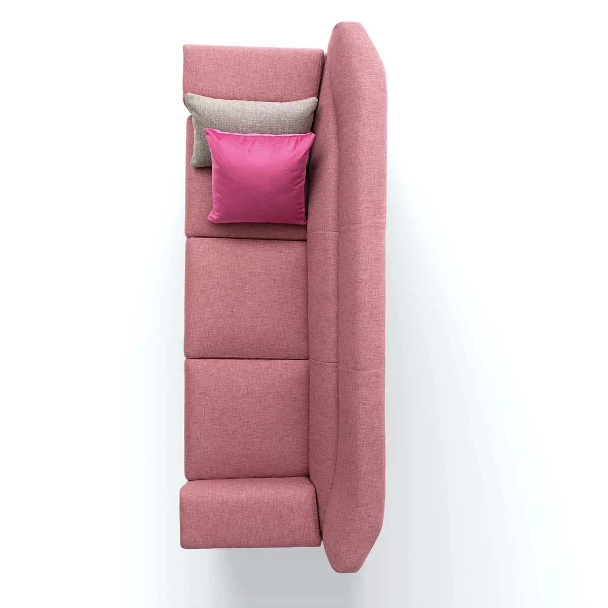 Trick — Linear sofa with a classic design.