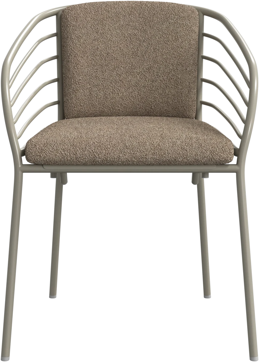 Cancún dining chair with arm & cushion