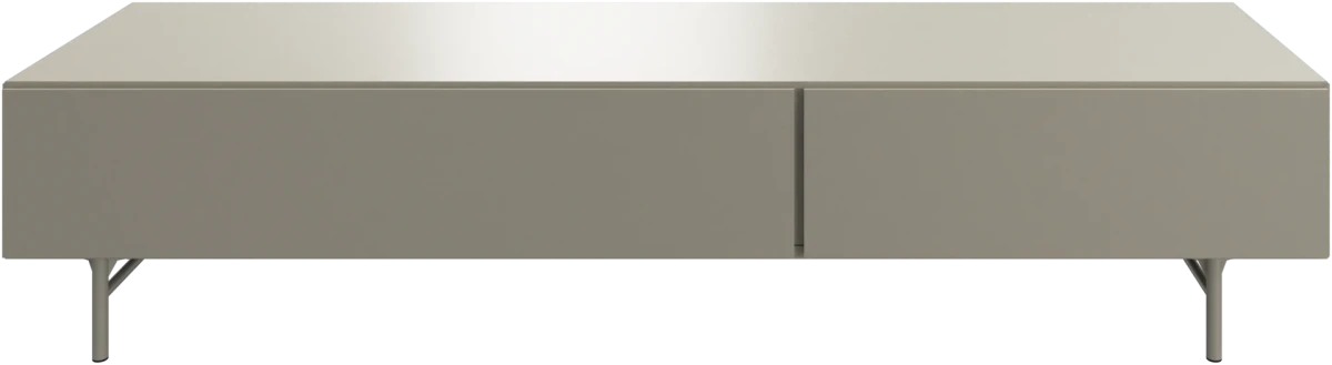Lugano media unit with drawers metal