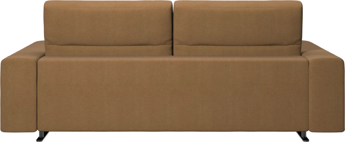 Hampton sofa with adjustable back and storage on the right side