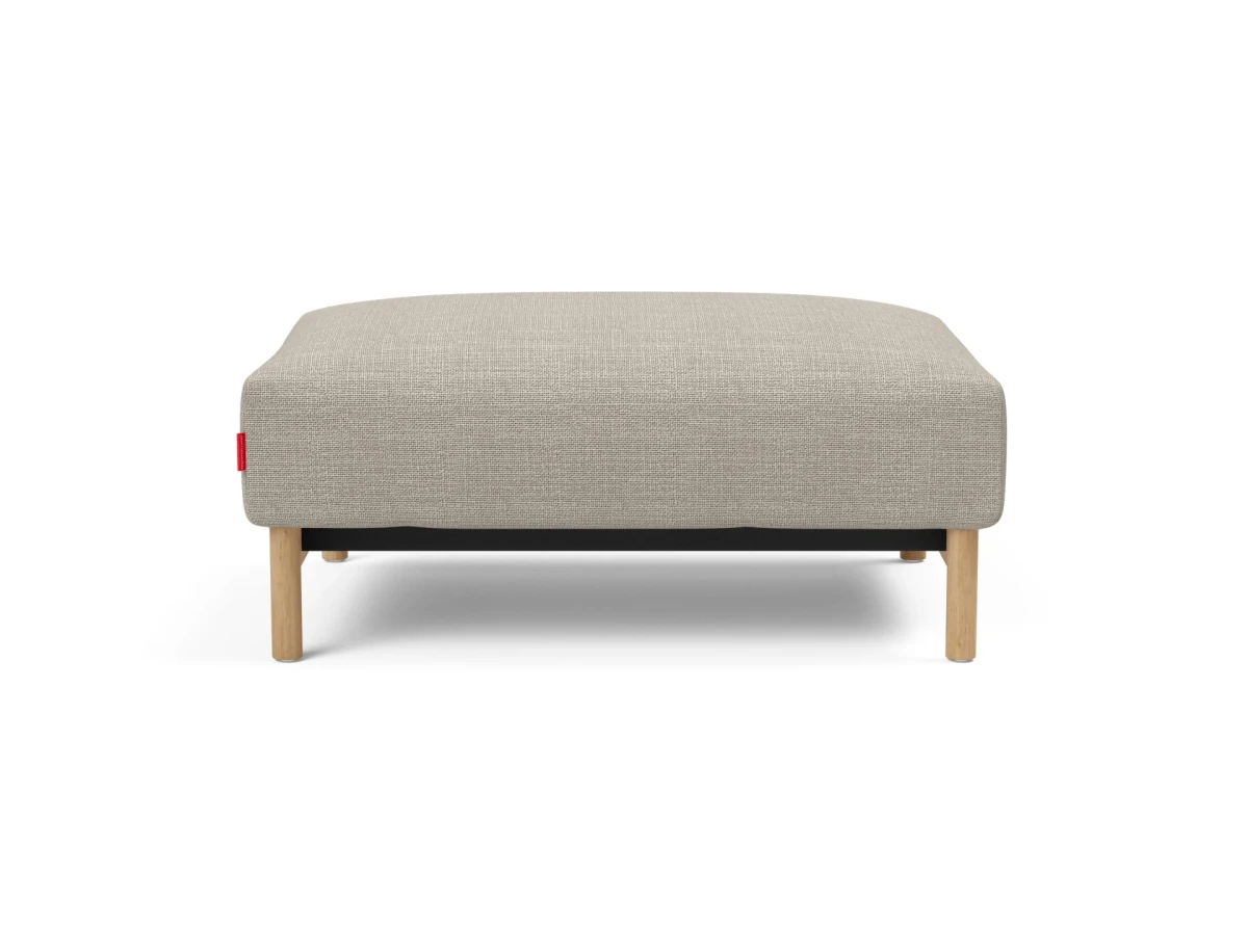 Malloy Wood Ottoman