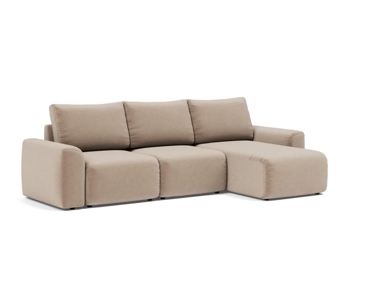 Norum Sofa Bed Chaise With Chunky Arms