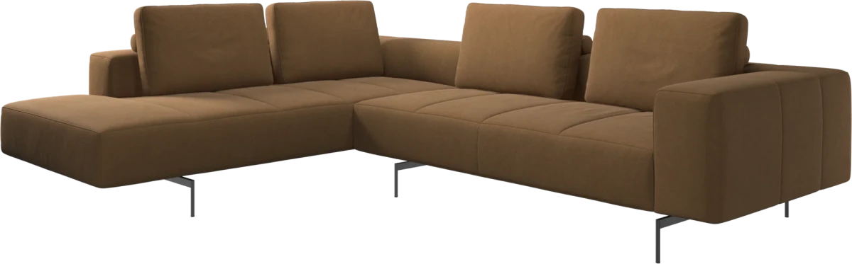 Amsterdam corner sofa with lounging unit