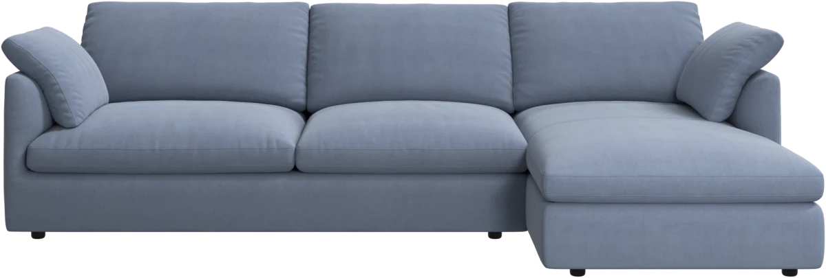 Milano sofa with chaise longue left