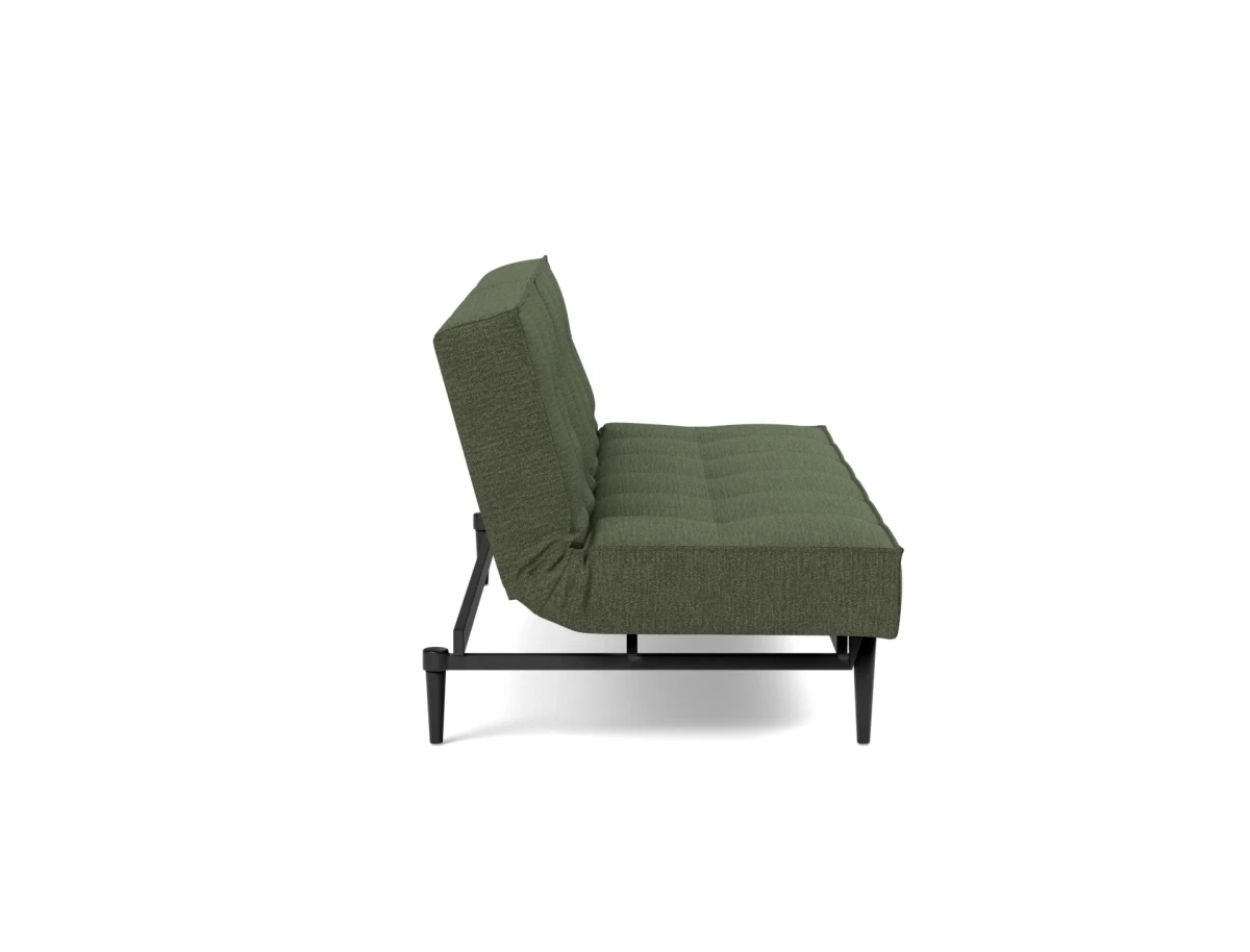 Splitback Styletto Sofa Bed Black Wood