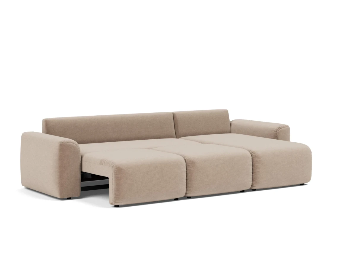 Norum Sofa Bed Chaise With Chunky Arms