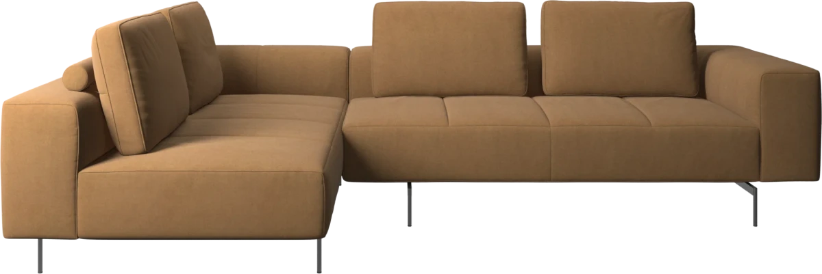 Amsterdam corner sofa with lounging unit