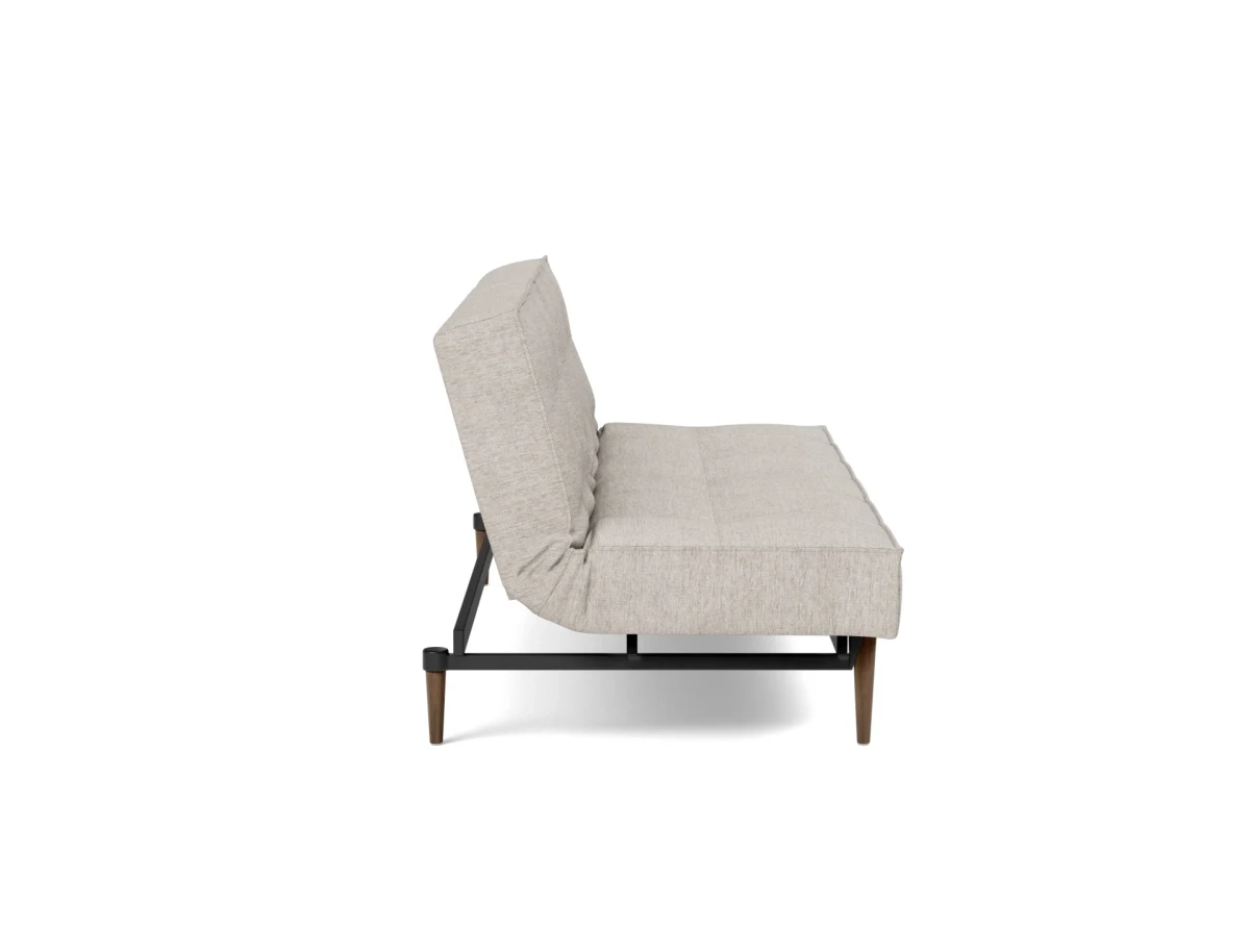 Splitback Styletto Sofa Bed Dark Wood