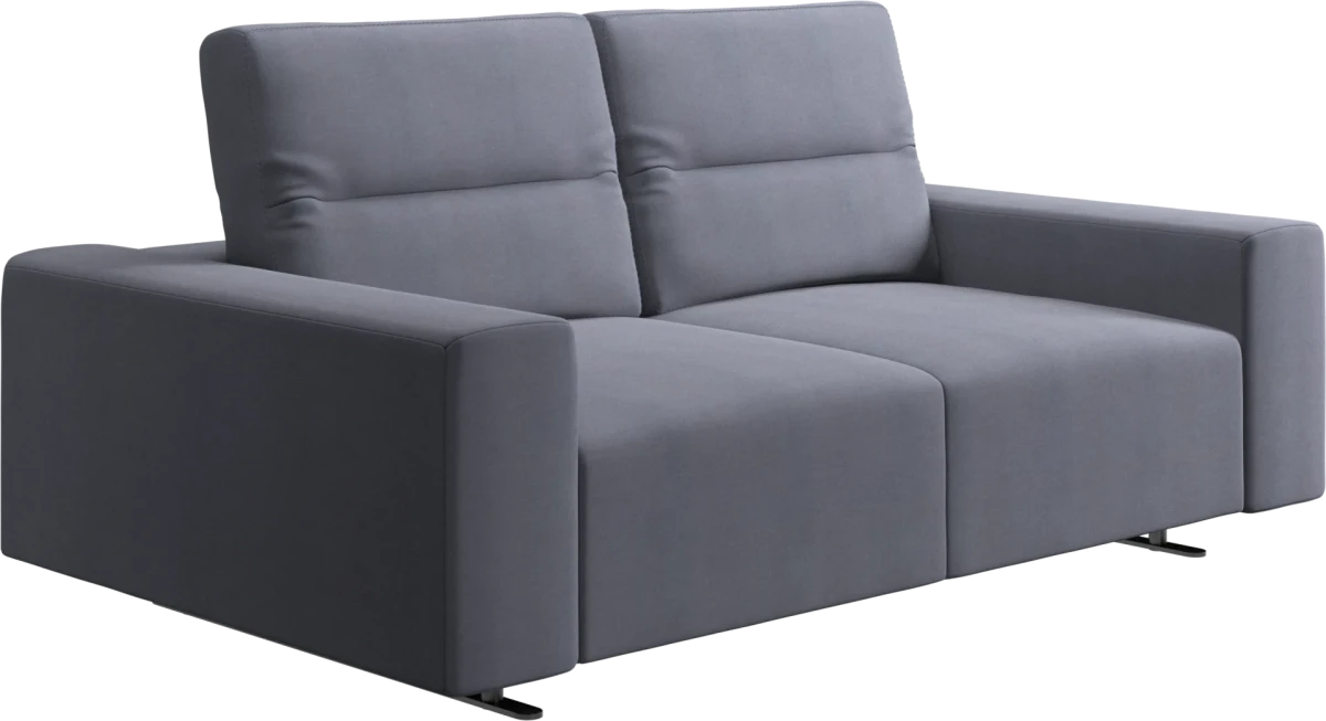 Hampton sofa with adjustable back and storage on the right side