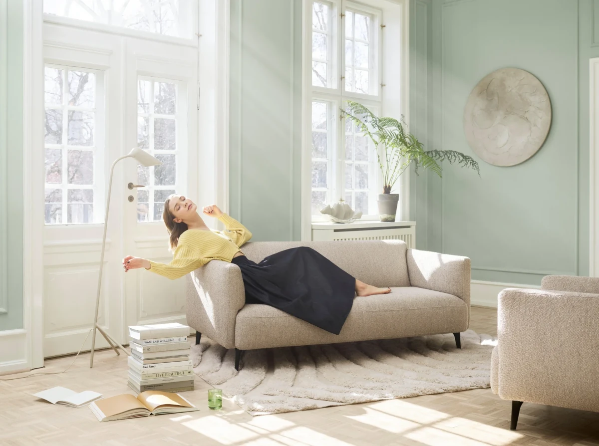 Modena sofa with resting unit
