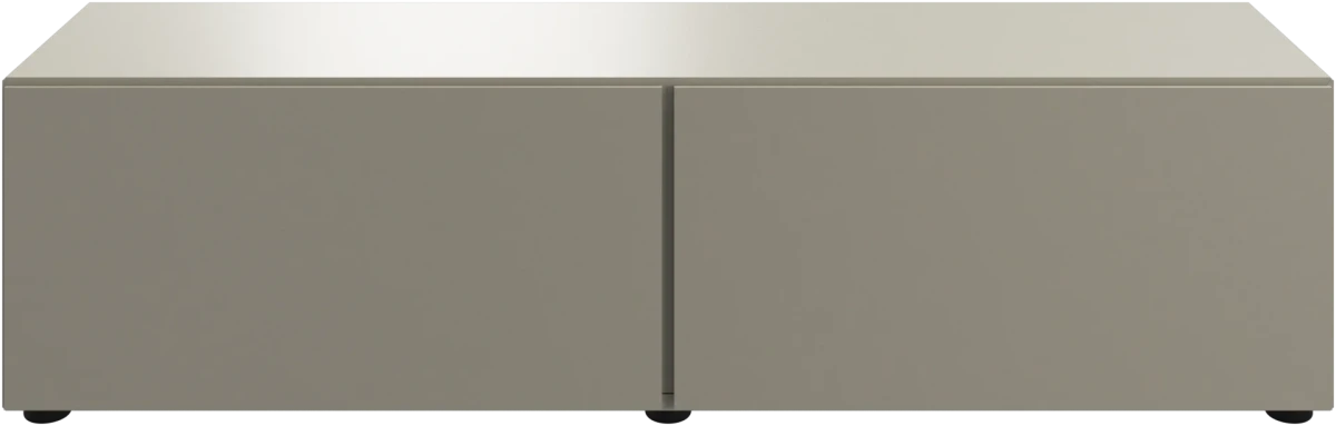 Lugano base cabinet with drop down doors oak