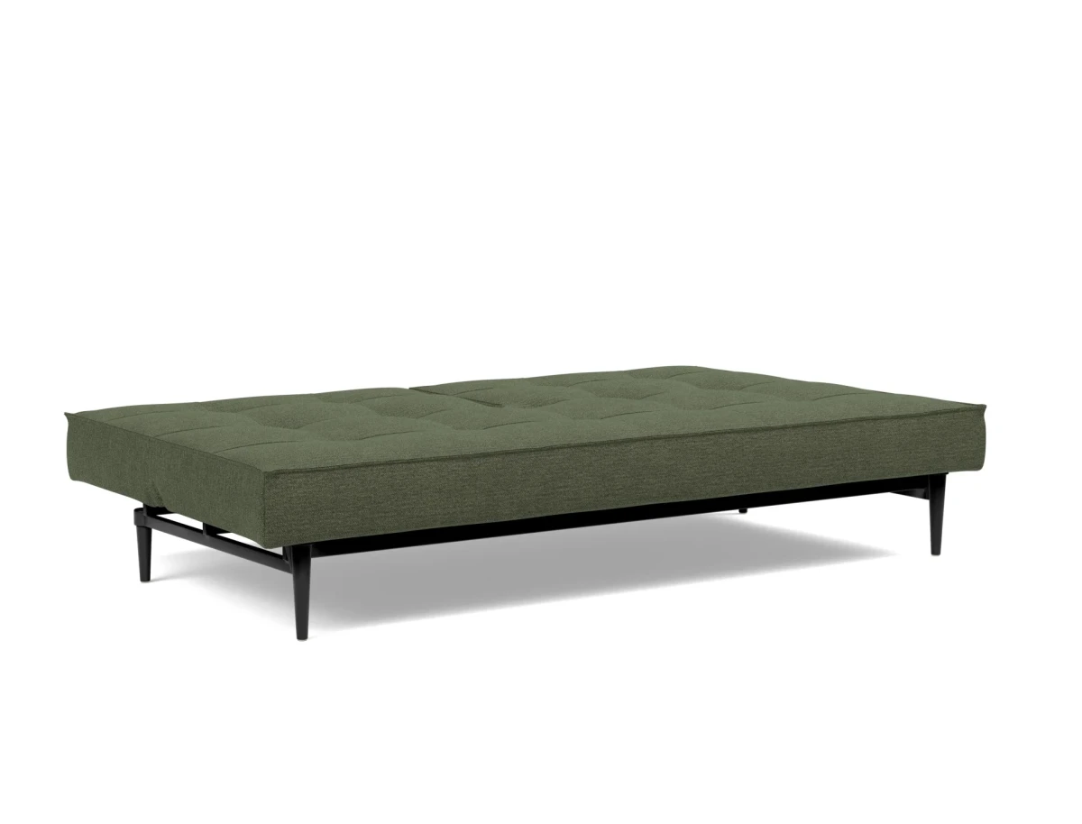 Splitback Styletto Sofa Bed Black Wood