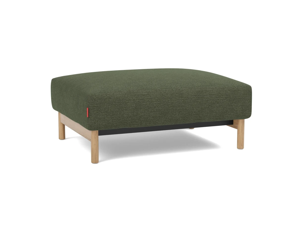Malloy Wood Ottoman