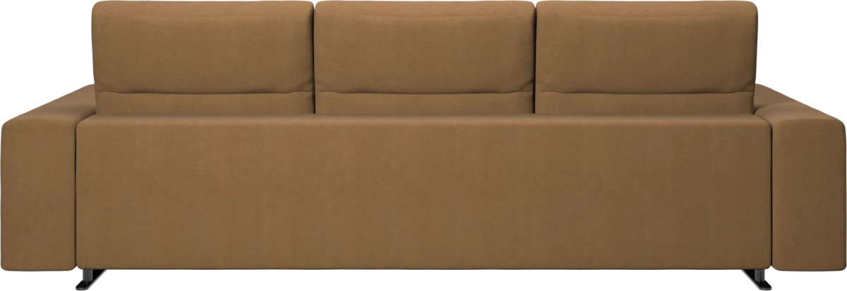 Hampton sofa with adjustable back and storage on the right side