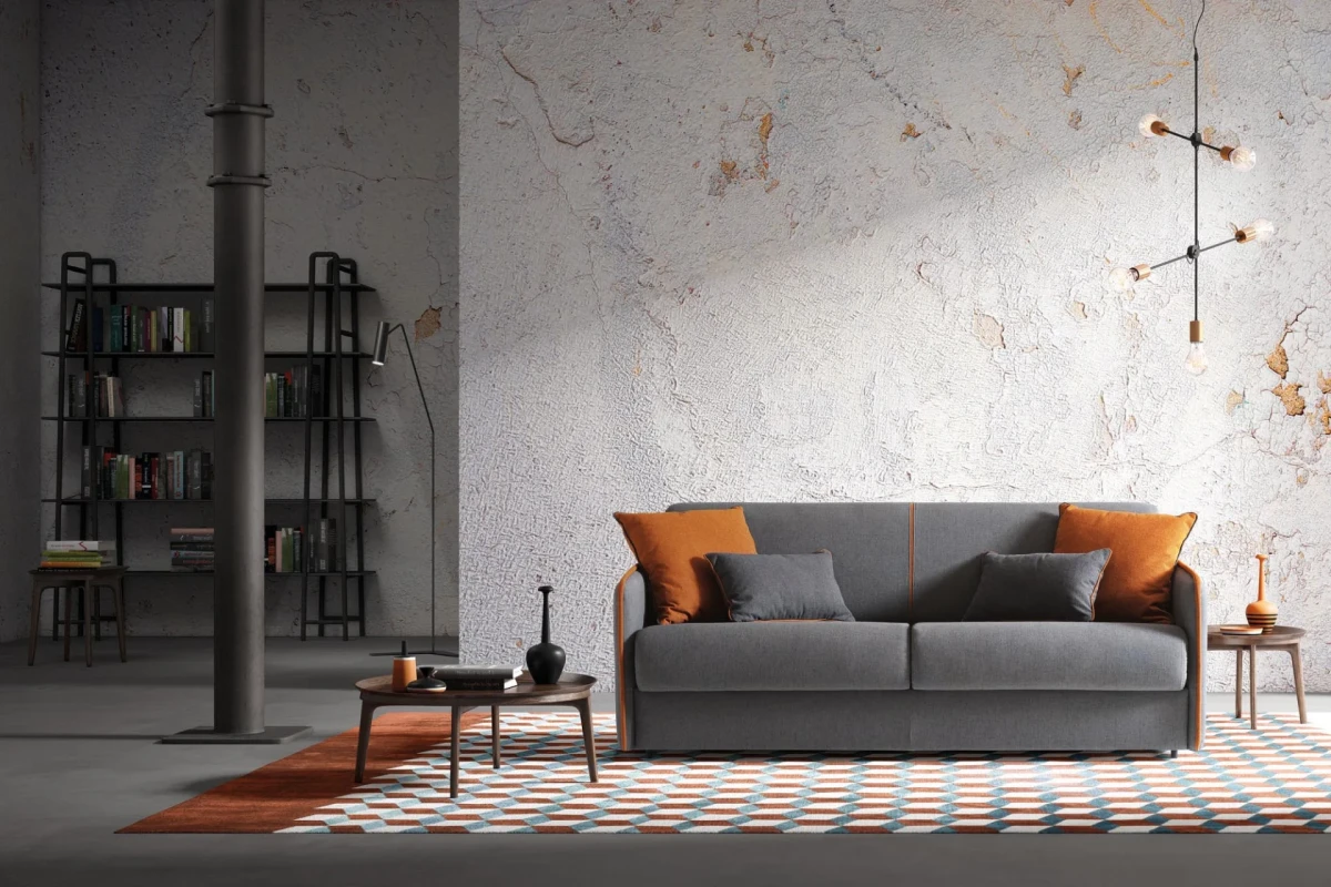 Madeira — Sofa bed with storage chaise lounge.