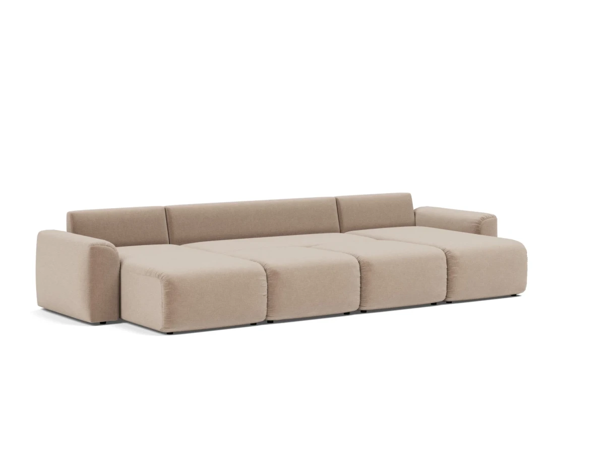 Norum Sofa Bed U-shape With Chunky Arms
