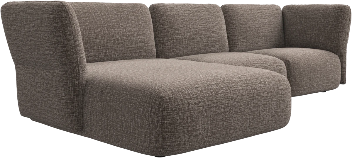 Paraggi 2-seater with chaise longue left
