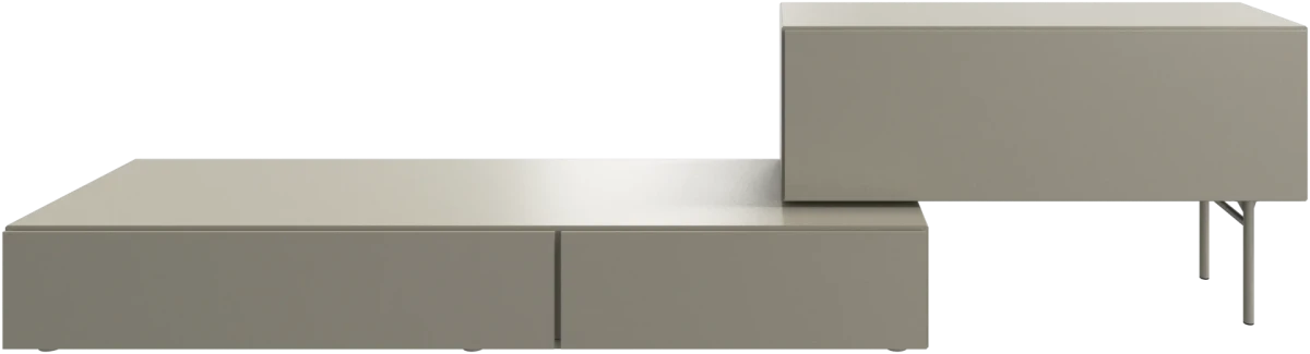 Lugano wall system with drop down doors and drawer