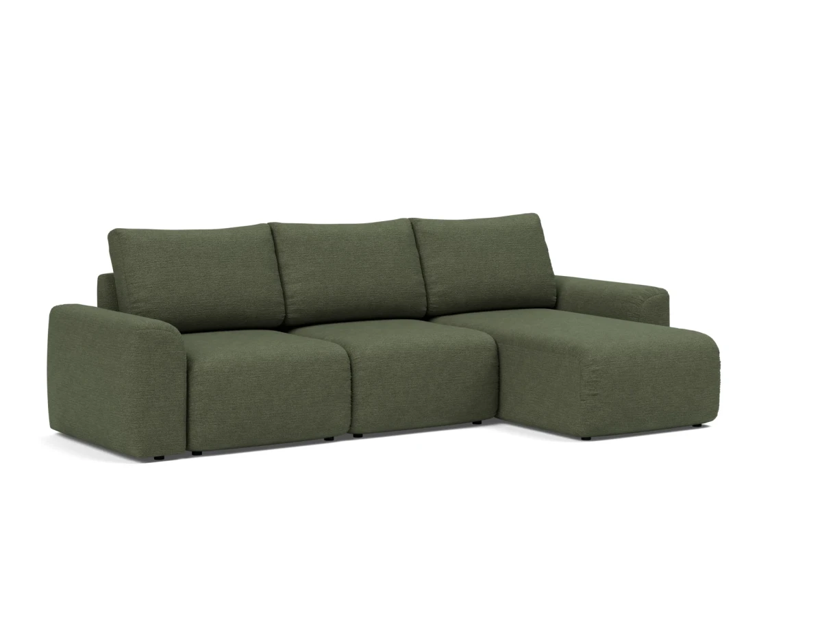 Norum Sofa Bed Chaise With Chunky Arms