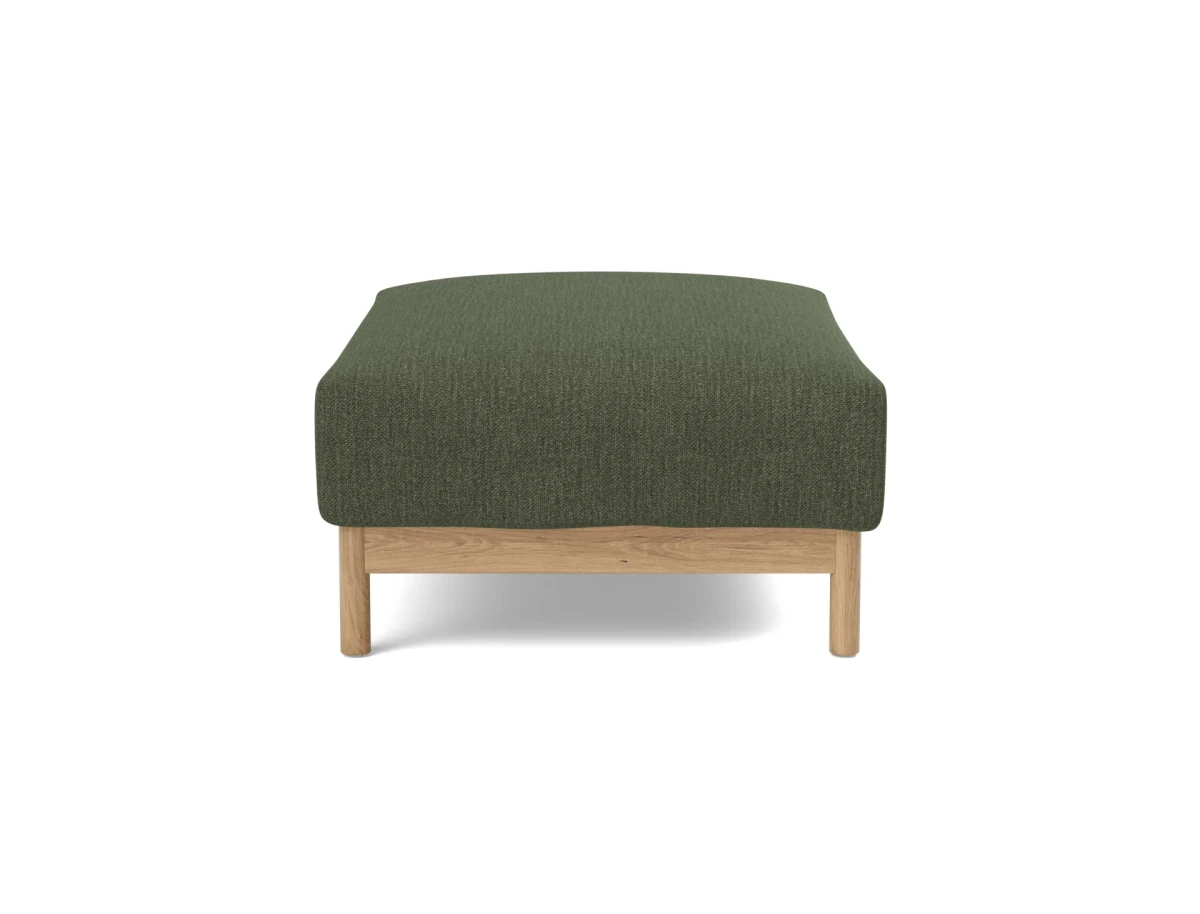 Malloy Wood Ottoman
