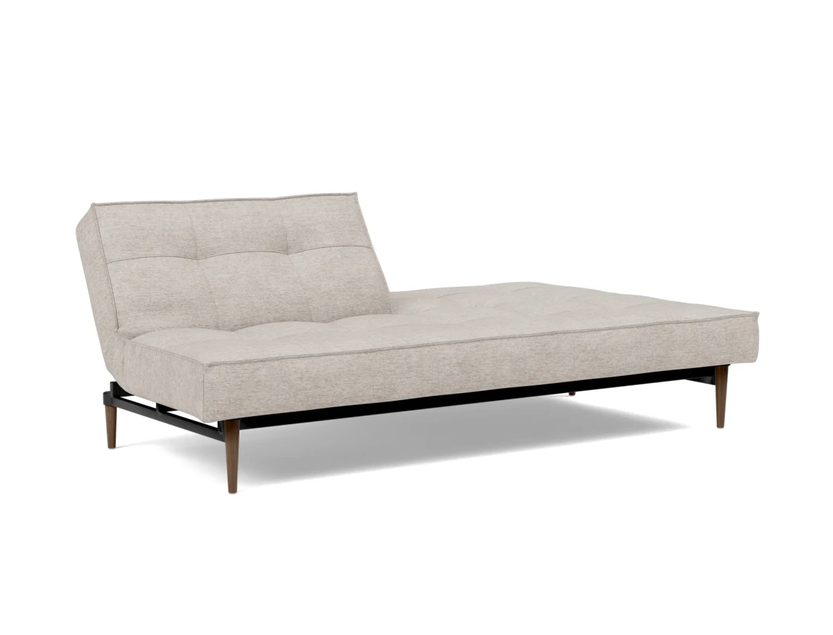 Splitback Styletto Sofa Bed Dark Wood