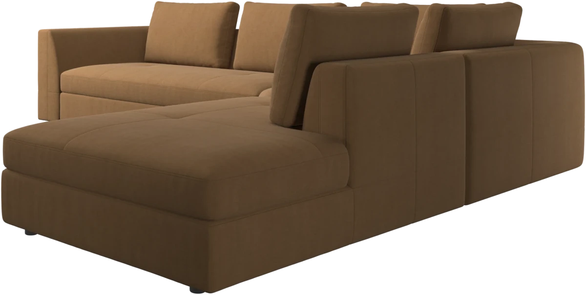 Bergamo corner sofa with lounging unit