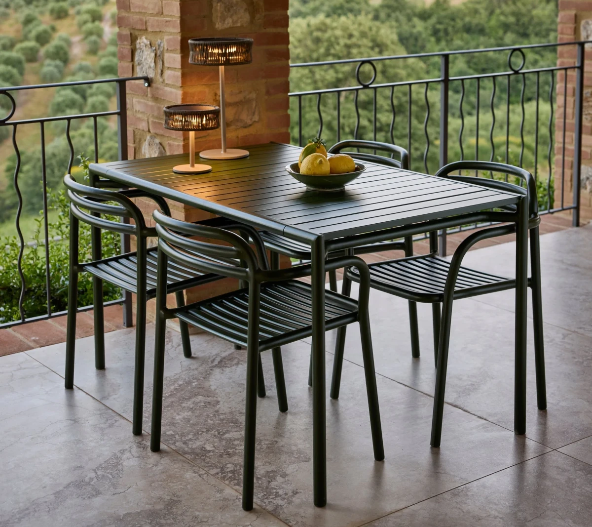 Bliss armchair, stackable