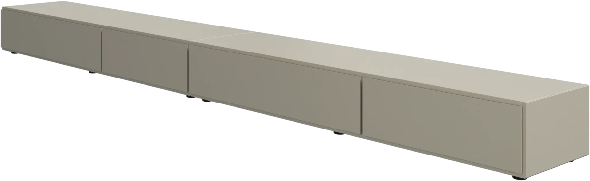 Lugano base cabinet with drawers and drop down doors