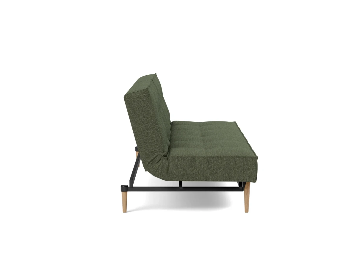 Splitback Styletto Sofa Bed Light Wood
