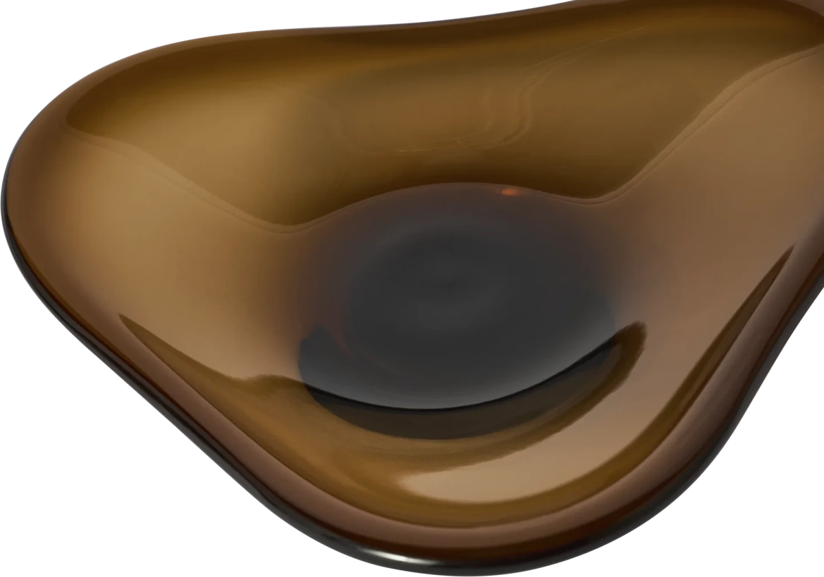Flush bowl glass