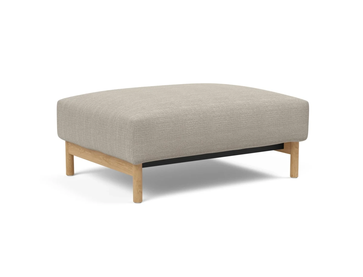 Malloy Wood Ottoman