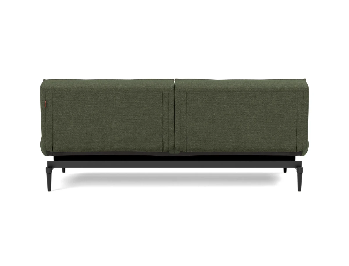 Splitback Styletto Sofa Bed Black Wood