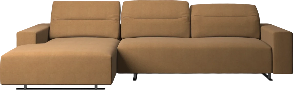 Hampton sofa with adjustable back and resting unit left side