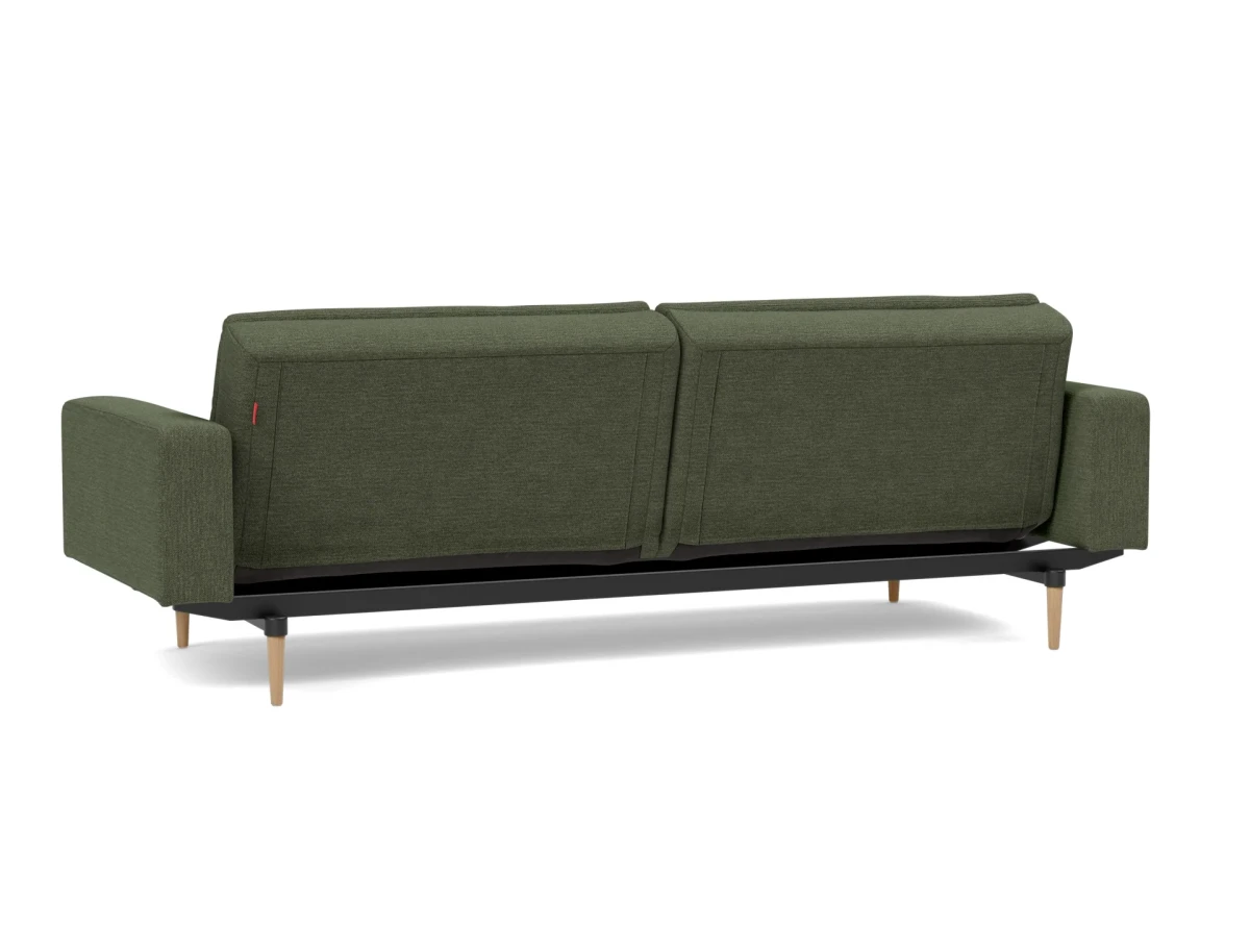 Dublexo Styletto Sofa Bed Light Wood With Arms
