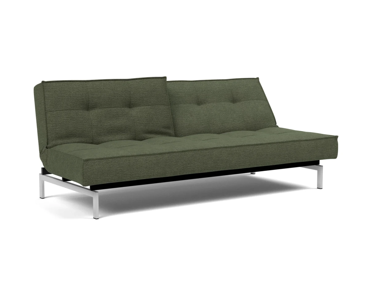 Splitback Chrome Sofa Bed