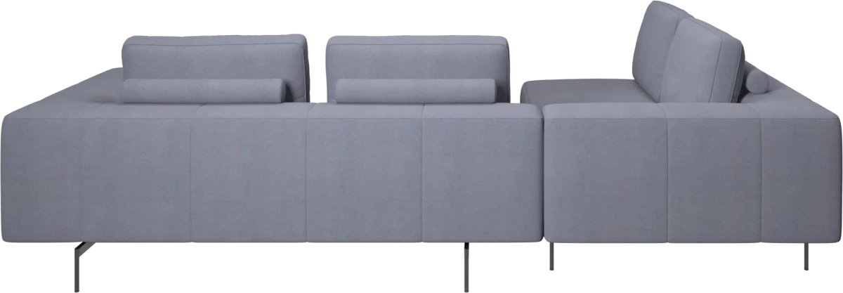 Amsterdam corner sofa with lounging unit