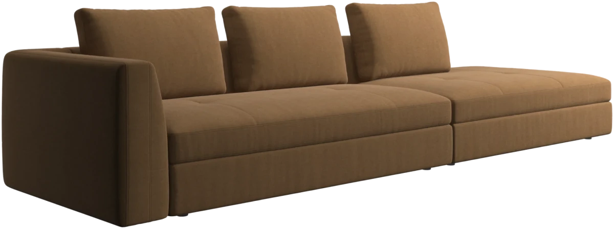 Bergamo sofa with lounging unit