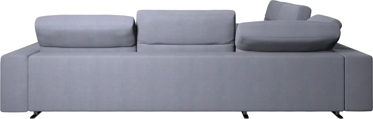 Hampton corner sofa with adjustable back and storage on left side