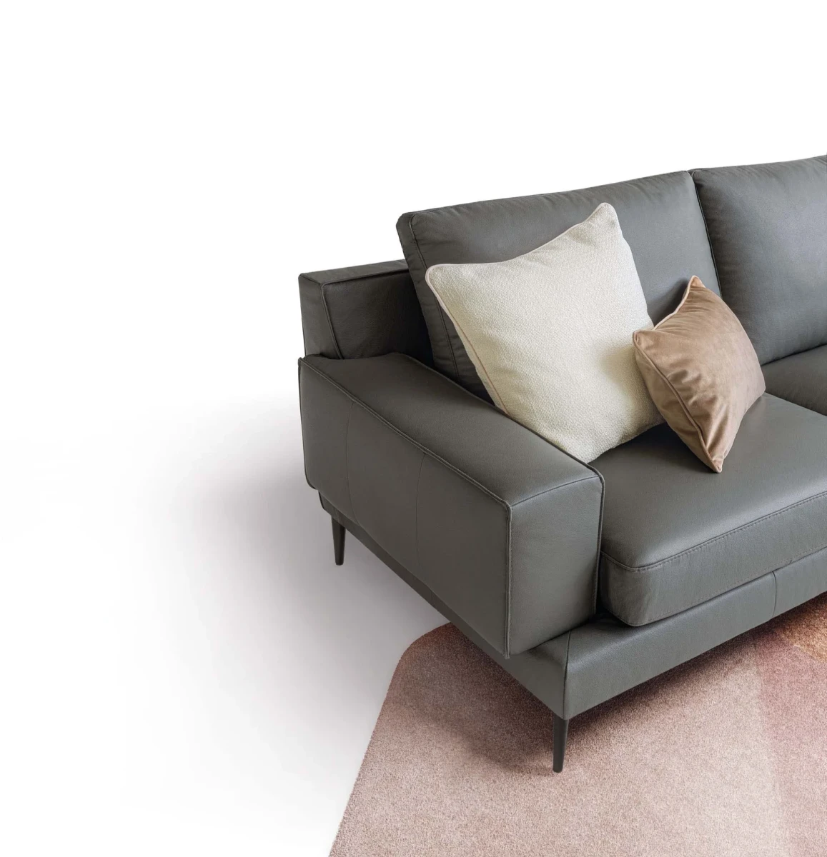 Kennedy — Modern sofa with a linear design.