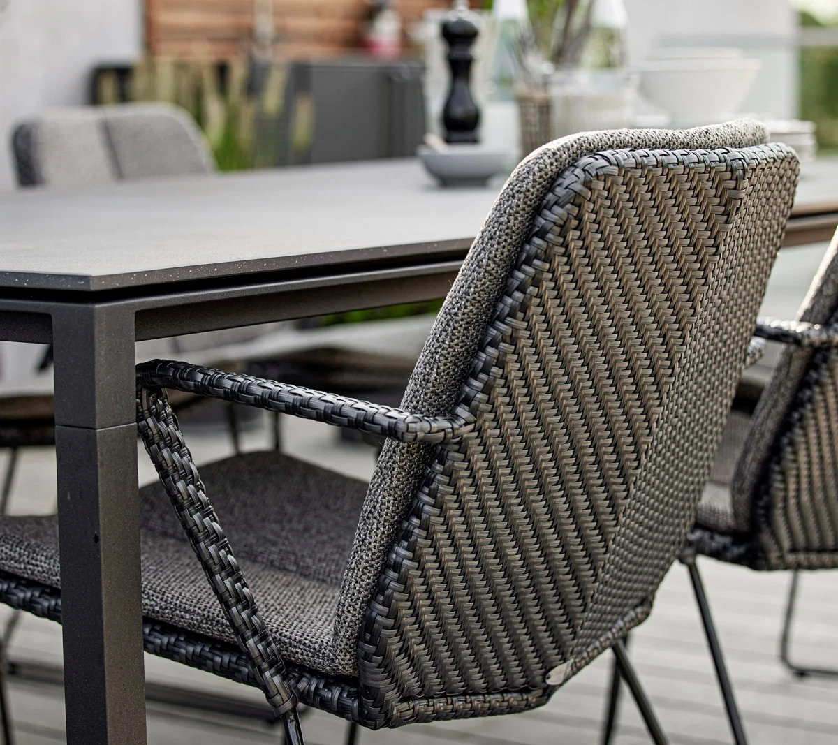 Vision armchair, stackable
