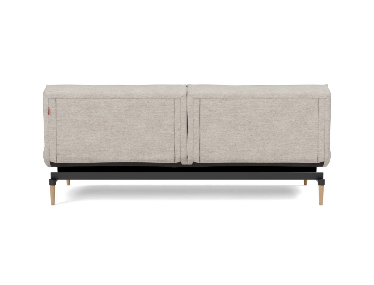 Splitback Styletto Sofa Bed Light Wood