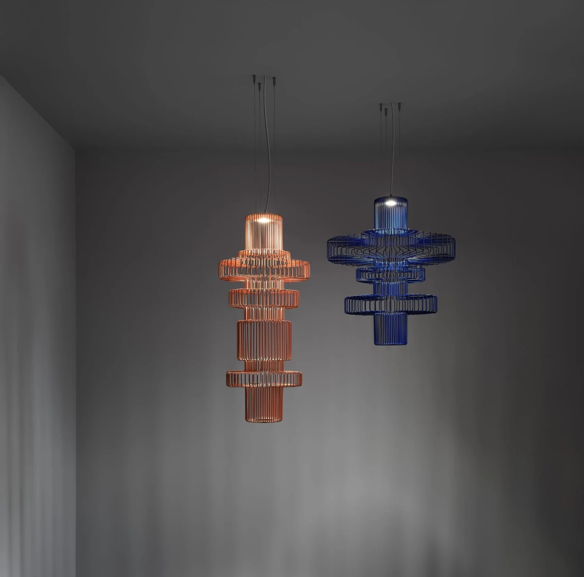 Wire Medusa griestu lampa