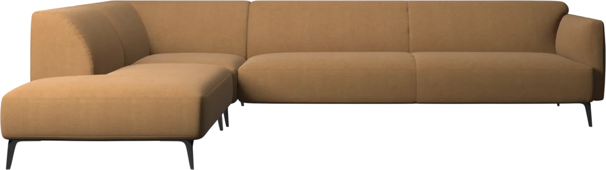 Modena corner sofa with lounging unit