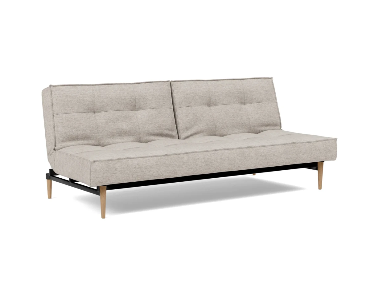 Splitback Styletto Sofa Bed Light Wood