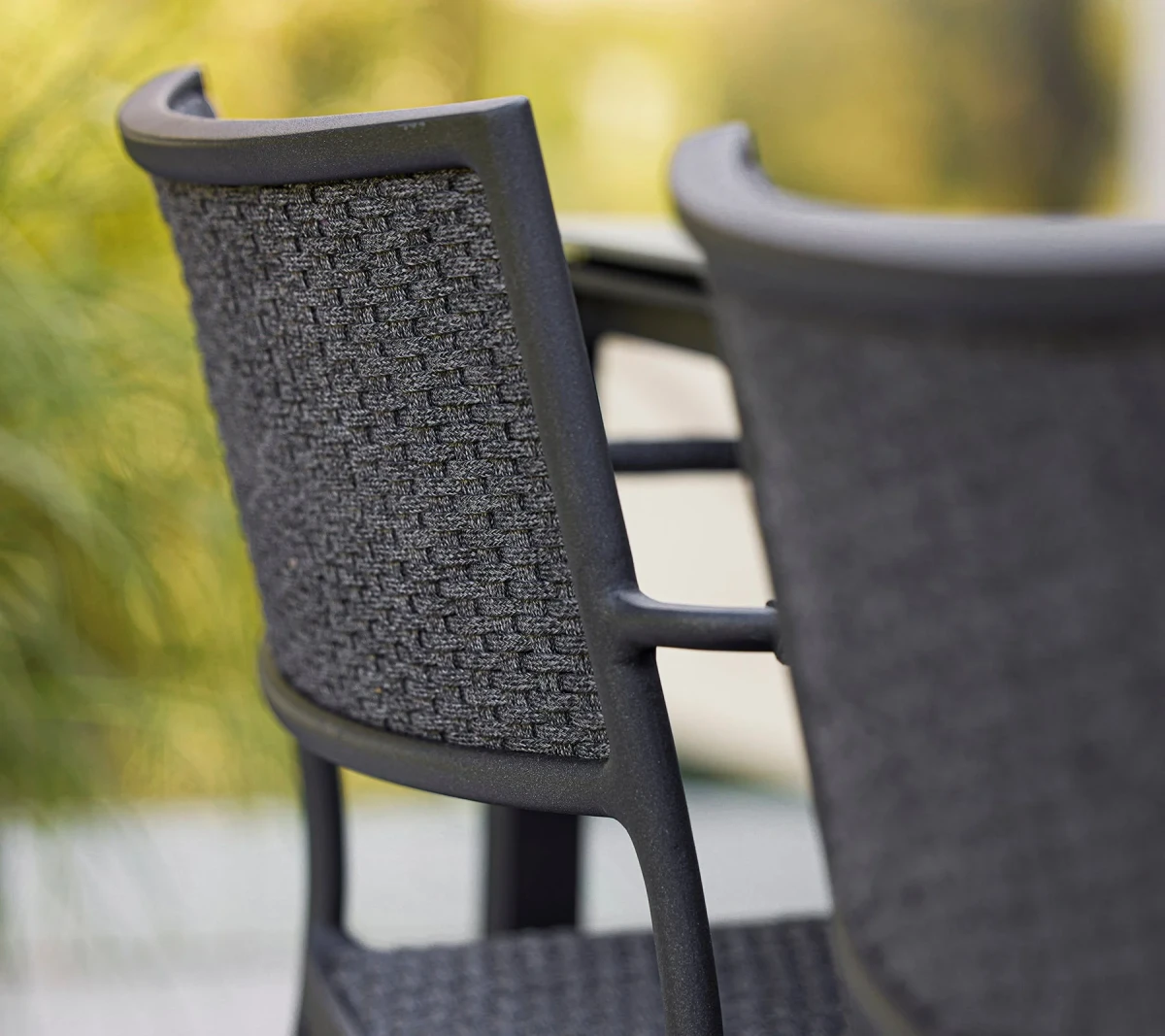 Less armchair, stackable