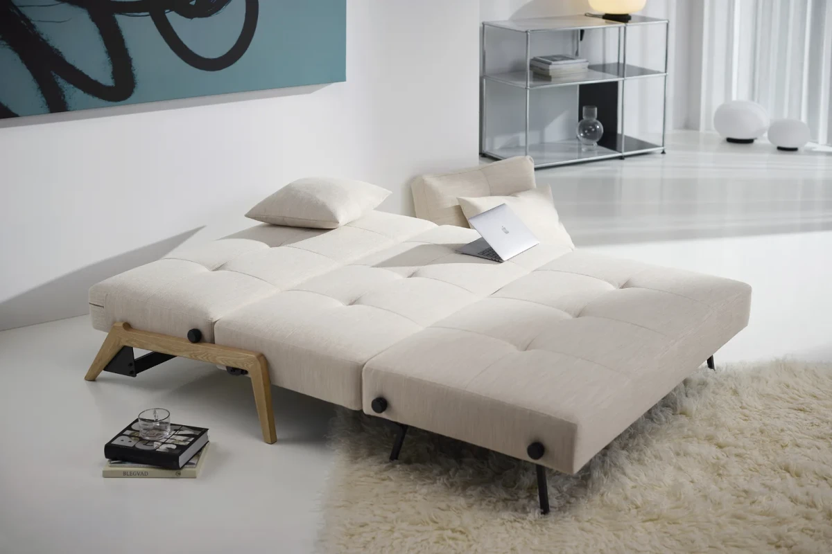 Cubed 160 Wood Sofa Bed