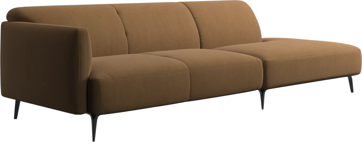 Modena sofa with lounging unit