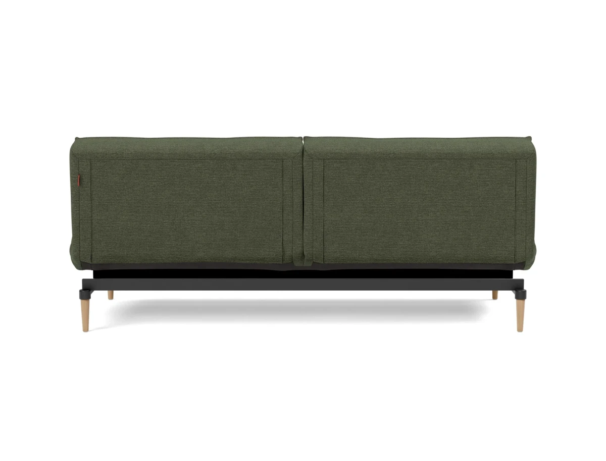 Splitback Styletto Sofa Bed Light Wood