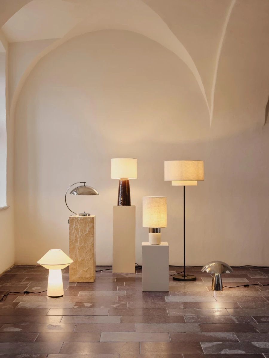 Oslo table lamp marble/metal