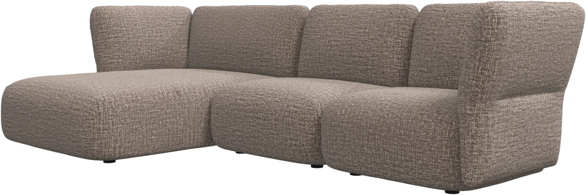Paraggi 2-seater with chaise longue left